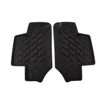 지프 랭글러 JK 2도어 2007 2017용 바닥 매트 자동차 트럭 SUV 풋 패드 전천후 튼튼한 고무 액세서리 밴 내부 라이너 커버에 적합