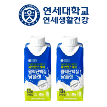 연세헬스케어 당플랜 구수한맛 200ml 연세 단백질 당뇨 환자 당 건강식 식품 활력, 48개