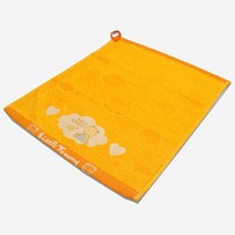 송월타월 송월 뽀로로 카카오톡 동물 캐릭터 어린이집 고리수건 핸드타월, 1장, 선택33) 리틀토미 고리타올_오렌지