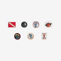 [킹스포츠 KING SPORTS] 앰블램 와펜, ⑥저스트 러브 스쿠버