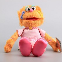 웃는엘모인형 엘모 굿즈 Elmo 세서미 스트리트 애착인형 7 가지 빅버드 오스카 조이 어니 그로버 인형 쿠키 몬스터 선물, Zoe 30cm