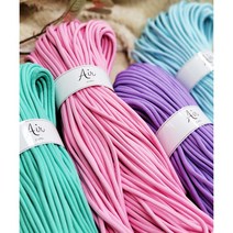 5.5mm 100yard 1kg 대용량 청키 우동실 / 파라코드 우동끈 네트백 뜨기 / 굵은로프 마크라메실, No.28, 1개