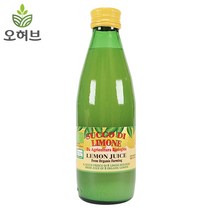 유기농 레몬주스 원액 100% 레몬물 레몬즙 에이드, 250ml, 1개
