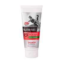 Nutri-Vet Cat Hip & Joint Paw Gel | Cat Joint Supplement | Glucasomine MSM and Chondroitin | Tasty, Salmon, Salmon
