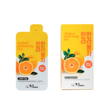 농축액 한라봉 애기감귤 동백꽃 코디얼3종택1 파우치5봉 X 20g, 동백꽃코디얼