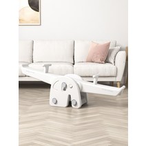 유아 시소 실내 놀이터 선물 어린이 놀이방 완구 신체 놀이 키즈 선물 영아 유아, 심플 화이트