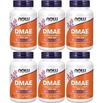 나우푸드 콜린 DMAE 디메틸아미노에탄올 250mg 아세틸콜린 100식물성캡슐x6, 1개, 기본