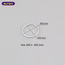 어댑터 와셔 원형 톱 블레이드 감소 링 변환 커팅 디스크 조리개 가스켓 내부 구멍, 1pc 25.4-22.2mm