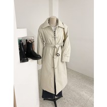 허니제이 / 디킨느 카라 벨트세트 바바리 패딩 점퍼(3color)
