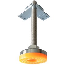 조립식 사각파이프조인트 아연 각파이프 각관 연결 20 25 30mm 조인트 브라켓 및 부자재모음, 019_조절캡, 조절좌M16 고정틀30한세트