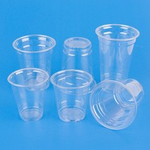[메이크문구]투명컵 50개 8oz, 없음