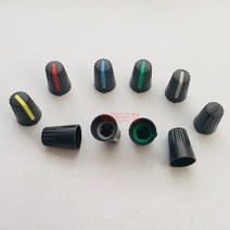 사운드 크래프트 믹서 효과 노브 캡 270 도 하프 액슬 포터 19mm x 14mm 레드 옐로우 블루 그린 화이트 10 개
