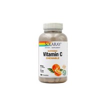 Solaray 솔라레이 버퍼드 비타민 C 츄어블 500 mg 내추럴 오렌지 맛 100