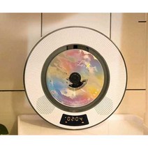 팬더 벽걸이 CD 플레이어 음악 앨범 블루투스 스피커 오디오 통합 디스플레이, CD 블루투스 버전 레드