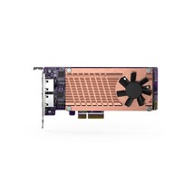 QNAP QM2-2P2G2T2 x PCIe Gen3 M.2 NVMe SSD 및 2.5GbE 포트 확장 카드 2개로 성능 향상
