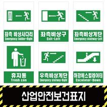 산업안전보건표지 / 안내5 경고 금지 지시 소방 포맥스 철판 스티커