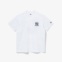 뉴에라 MLB 7이닝 스트레치2 뉴욕 양키스 반팔 티셔츠 화이트 13086606