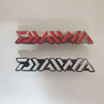 [배지] 다이와로고F 낚시뱃지 낚시스티커, 화이트