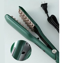 뿌리볼륨 봉고데기 9mm 물결 남성 티타늄 미용실 아이롱기 전문가용 음이온 옥수수 털 컬링 아이론 풍성한, 01 Negative Ion green_01 미국