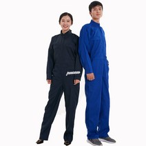 작업복 민방위복 공군정비복 방열복 공사 공장 남여공용, 2XL, 오렌지 반팔 점프슈트