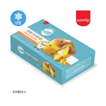 삼립 냉동 생크림카스테라2입 190g 간식빵조각케익디저트카페스노우, 190g(조각2입)+드라이아이스1