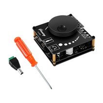 오디오 증폭기 Hifi 50wx2 ys-ap50l 스테레오 블루투스 호환 5.0 디지털 앰프 보드 aux usbc 입력 dc12v-24v 홈 시어터, 없음