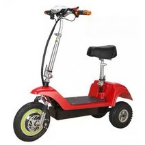 전동킥보드 배터리 세발 퀵, 레드