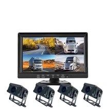 화물차 트럭 후방 카메라 무선 블랙박스 지게차 포터, 7인치 2채널 화면+카메라2대+20m+32G