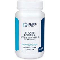 클레어랩스 BI 카브 포뮬라 탄산 수소 칼륨 250캡슐 Klaire Labs Bi CARB FORMULA Sodium Potassium Bicarbonate