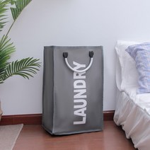 햄퍼 빨래함 빨래통 보관 접을 수있는 세탁 바구니 컨테이너 통기성 메쉬 커버와 장난감 Cesto Ropa Sucia, 02 WD3-009 Dark grey