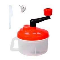 고기분쇄기 다지기 연육기 차퍼 믹서 푸드 프로세서 야채 커터 쵸퍼 슈레더 수동 고기 슬라이서 그라인더 샐러드 메이커 주방 도구, [01] 1.6L