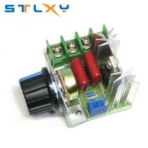 AC 220V 2000W SCR 전압 조정기 디밍 조광기 모터 속도 컨트롤러 온도 조절기 전자 모듈 Javino, 01 2000W