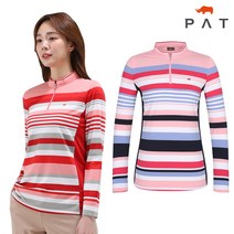 폴리에스터 스트라이프 티셔츠_1G25452