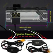 르노 삼성 QM5 콜레오스 2007 2011 2012 2013 2014 인피니티 Q70L 트레세라 자동차 후방 백업 주차 후방 카메라, Dynamic Wireless