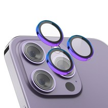 [아이폰14아이폰카메라필름] 신지모루 휴대폰 빛번짐 방지 카메라 렌즈 강화유리 블랙링 액정보호필름 2p 세트, 1세트