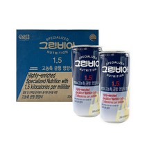 그린비아 1.5 고열량 고단백 저잔사식 고농축 균형 영양식 200ml x 30캔, 30개, 단품