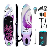 AiSunss 공기주입식서핑보드 물놀이용품 올라운드 패들보드 풀셋 SUP보드 335cm 패들보드