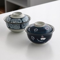 [세븐다이닝] 일본식 텐동 그릇세트 (그릇+뚜껑), 키노츠루, 1세트