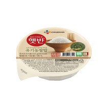 햇반 유기농쌀밥 210g 즉석밥 백미밥 쌀밥, 8개