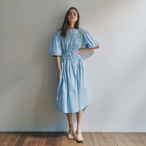 아이아이 레아 볼륨 셔링 드레스 SKY BLUE (EEOO2OPR11W)