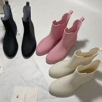 비 첼시레인부츠 장마신발 캠핑 미들부츠 여성장화