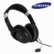삼성 브리츠 게이밍 어학 온라인 원격수업 헤드셋, 삼성 SHS-100V 블랙
