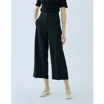 22SS 블랙 단색 와이드핏팬츠 HSPA2B511BK