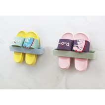 슬리퍼 거치대 욕실 실내 화장실 슬리퍼 걸이 홀더 걸이대 꽂이, 핑크