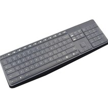 로지텍 MK235 및 K375S 무선 키보드용 키보드 커버 로지텍 MK235 K375S 키보드 액세서리 시리즈 키보드 스킨 호환 - 투명