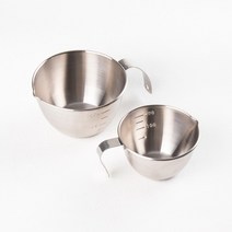 스텐 핸들 계량컵 250ml~1200ml, 1개