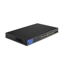 링크시스 LGS328MPC POE+ 24포트 스위칭허브 랙마운트 4SFP+