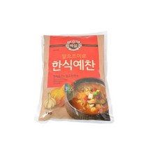 더 맛있는 백설 한식예찬 3kg 업소용 식당용 식자재 소스 분말 양념, 상품선택