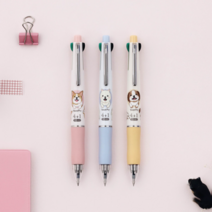 동아측기 국산펜 자바펜 [자바] 0.5 제트4+1 자바펫 (유성+샤프) 초저점도, 리필빨강