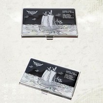 나전 자개 명함 케이스 거북선 외국인 선물 보관 남자 지갑 가죽 취업 목걸이 카드